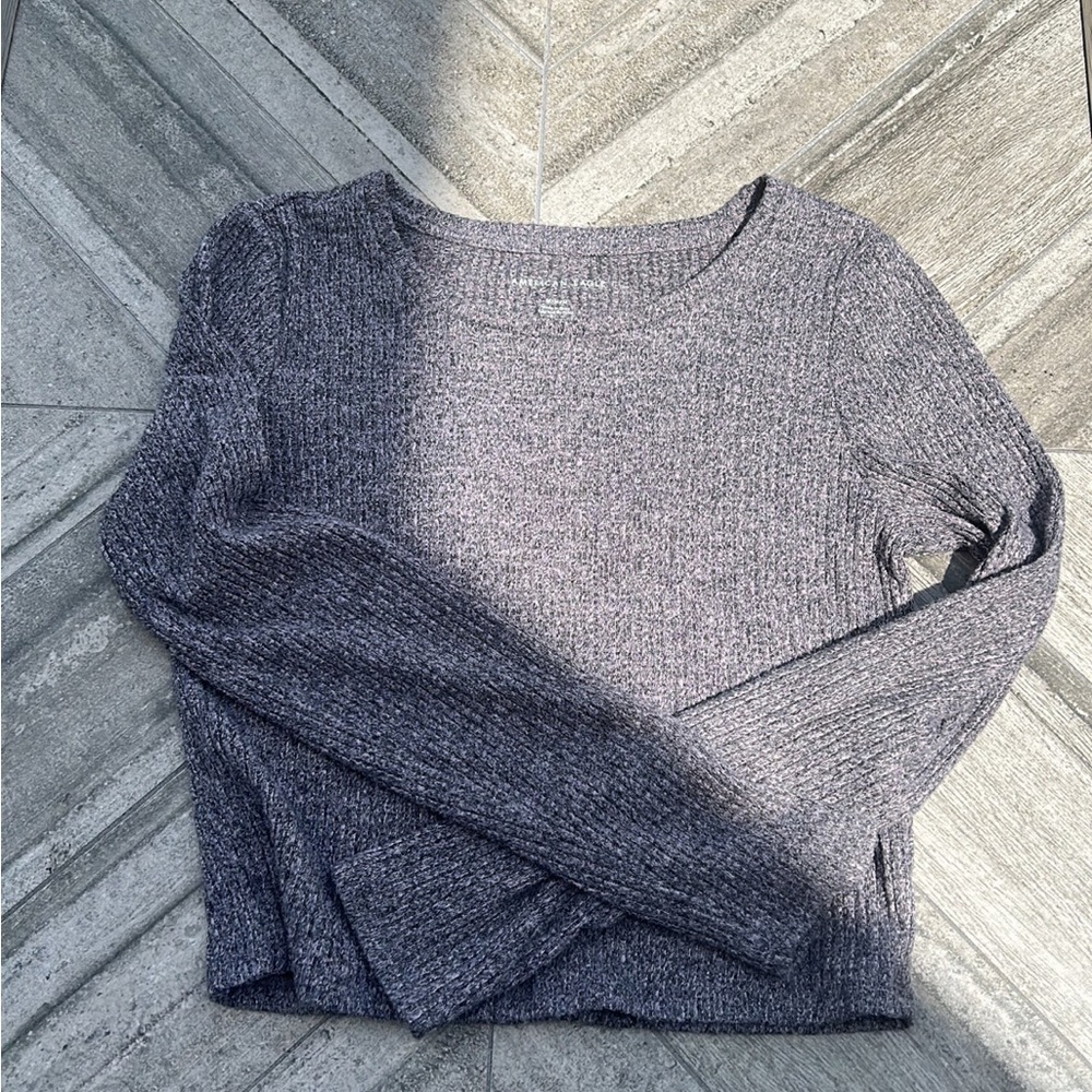Women’s American Eagle Cropped Sweater/long sleeve